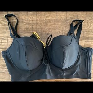 Lane Bryant size 38DD black bikini top